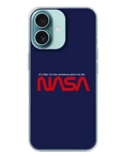 Чехол для iPhone 16 Plus с картинкой «NASA — глубокий космос» Чехол для iPhone 16 Plus с картинкой «NASA — глубокий космос»