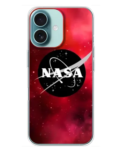 Чехол для iPhone 16 Plus с картинкой «NASA — красная туманность» Чехол для iPhone 16 Plus с картинкой «NASA — красная туманность»