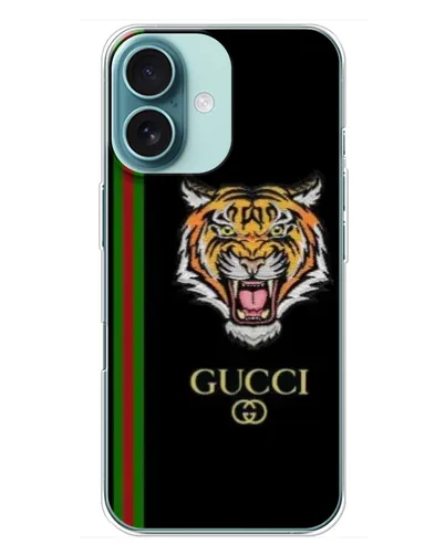 Чехол для iPhone 16 Plus с картинкой «Тигр Gucci» Чехол для iPhone 16 Plus с картинкой «Тигр Gucci»