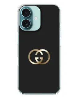 Чехол для iPhone 16 Plus с картинкой «Минимализм Gucci»