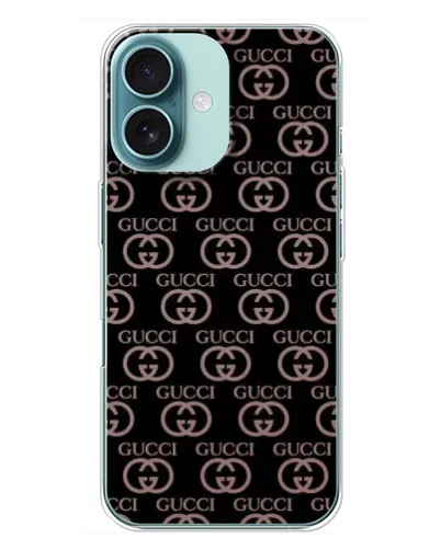 Чехол для iPhone 16 Plus с картинкой «Классическая монограмма Gucci» Чехол для iPhone 16 Plus с картинкой «Классическая монограмма Gucci»
