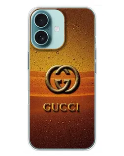 Чохол для iPhone 16 Plus з картинкою «Gucci — сонячний градієнт»