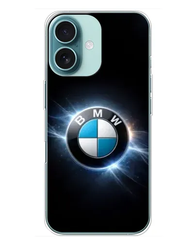 Чехол для iPhone 16 Plus с картинкой «BMW — неоновое сияние» Чехол для iPhone 16 Plus с картинкой «BMW — неоновое сияние»