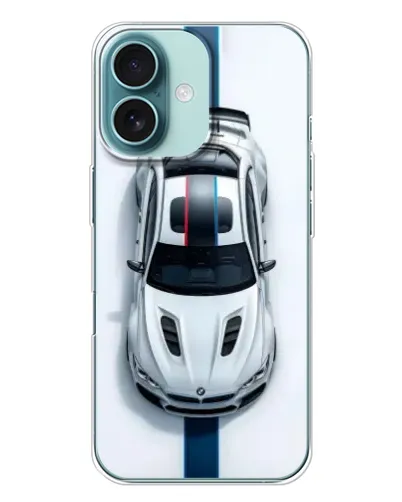 Чехол для iPhone 16 Plus с картинкой «Вид сверху — BMW M» Чехол для iPhone 16 Plus с картинкой «Вид сверху — BMW M»