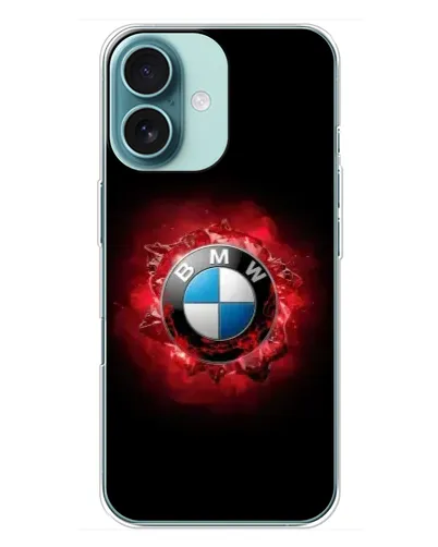 Чехол для iPhone 16 Plus с картинкой «Логотип BMW — вспышка» Чехол для iPhone 16 Plus с картинкой «Логотип BMW — вспышка»