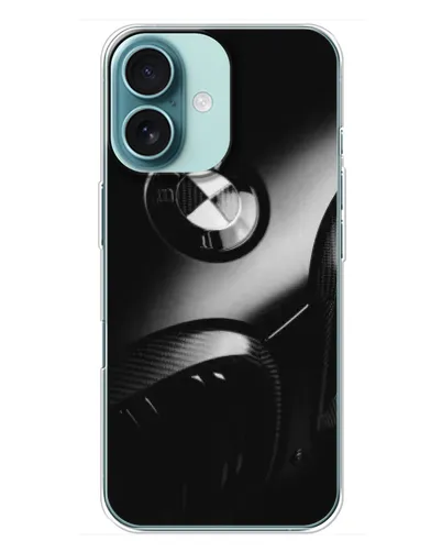 Чехол для iPhone 16 Plus с картинкой «Эмблема BMW — макро» Чехол для iPhone 16 Plus с картинкой «Эмблема BMW — макро»