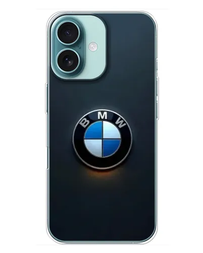 Чехол для iPhone 16 Plus с картинкой «Логотип BMW — минимализм» Чехол для iPhone 16 Plus с картинкой «Логотип BMW — минимализм»