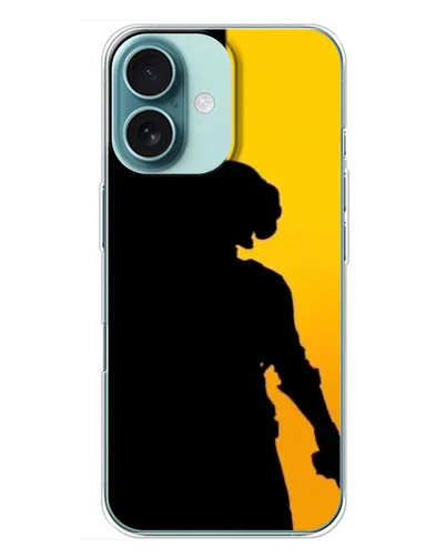 Чехол для iPhone 16 Plus с картинкой «Тень воина PUBG»