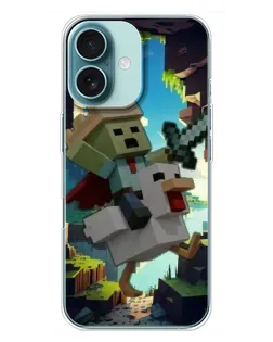 Чохол для iPhone 16 Plus з картинкою «Стів та гусь» Чохол для iPhone 16 Plus з картинкою «Стів та гусь»