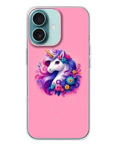 Чехол для iPhone 16 Plus с картинкой «Сказочный единорог»