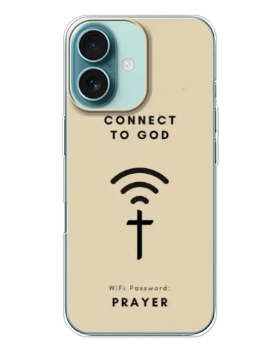 Чехол для iPhone 16 Plus с картинкой «Молитва Connect» Чехол для iPhone 16 Plus с картинкой «Молитва Connect»