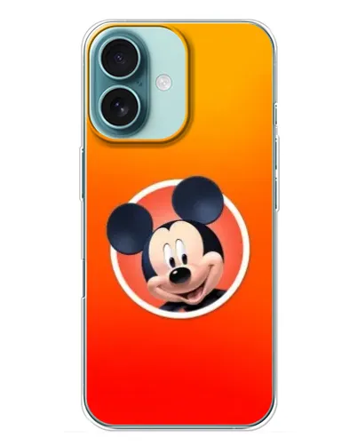 Чехол для iPhone 16 Plus с картинкой «Mickey в круге»