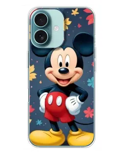 Чехол для iPhone 16 Plus с картинкой «Осенний Mickey Mouse»