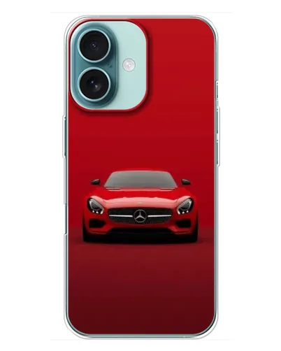 Чехол для iPhone 16 Plus с картинкой «Красный Mercedes AMG» Чехол для iPhone 16 Plus с картинкой «Красный Mercedes AMG»
