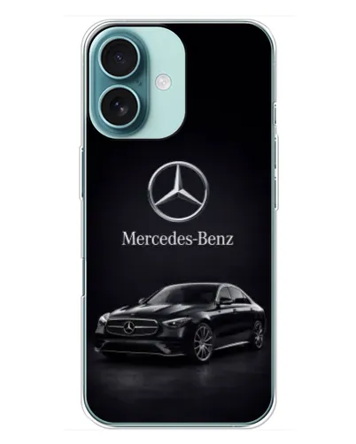 Чехол для iPhone 16 Plus с картинкой «Mercedes — решетка радиатора» Чехол для iPhone 16 Plus с картинкой «Mercedes — решетка радиатора»