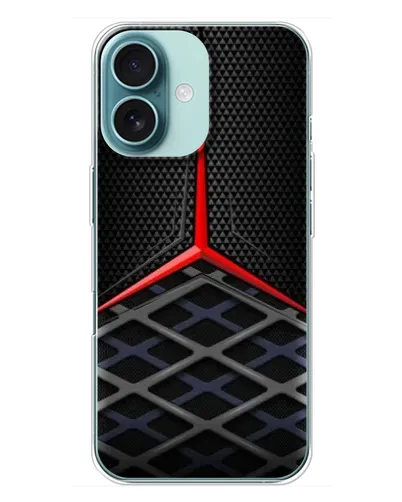Чехол для iPhone 16 Plus с картинкой «Mercedes Carbon Grid» Чехол для iPhone 16 Plus с картинкой «Mercedes Carbon Grid»