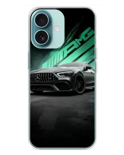 Чехол для iPhone 16 Plus с картинкой «Темный Mercedes AMG» Чехол для iPhone 16 Plus с картинкой «Темный Mercedes AMG»