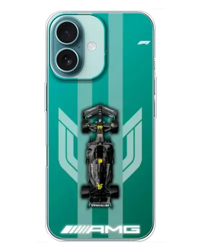Чехол для iPhone 16 Plus с картинкой «Mercedes AMG Petronas» Чехол для iPhone 16 Plus с картинкой «Mercedes AMG Petronas»