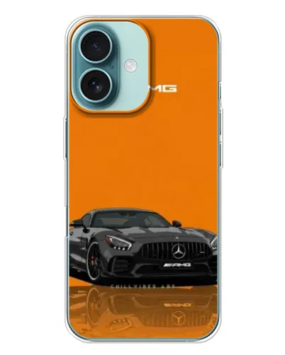 Чехол для iPhone 16 Plus с картинкой «Оранжевый Mercedes AMG» Чехол для iPhone 16 Plus с картинкой «Оранжевый Mercedes AMG»