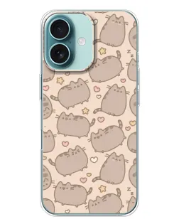 Чехол для iPhone 16 Plus с картинкой «Маленькие Пушины»