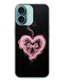 Чехол для iPhone 16 Plus с картинкой «Дымчатое сердце»