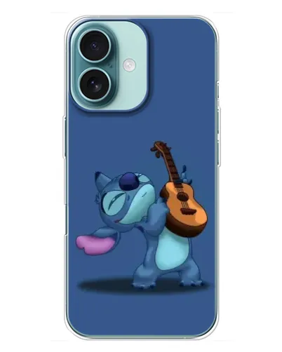 Чохол для iPhone 16 Plus з картинкою «Стіч з укулеле»