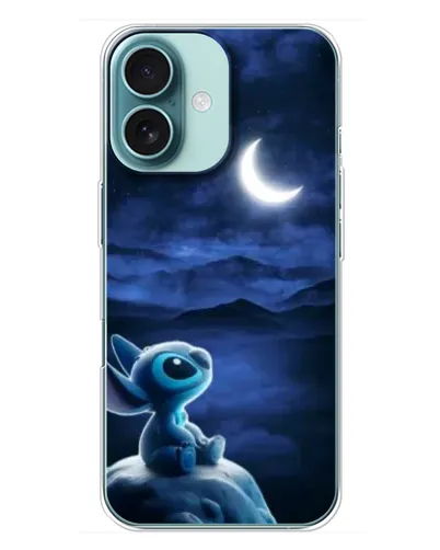 Чохол для iPhone 16 Plus з картинкою «Місячна ніч Стіча»