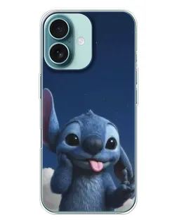 Чохол для iPhone 16 Plus з картинкою «Стіч у хмарах»