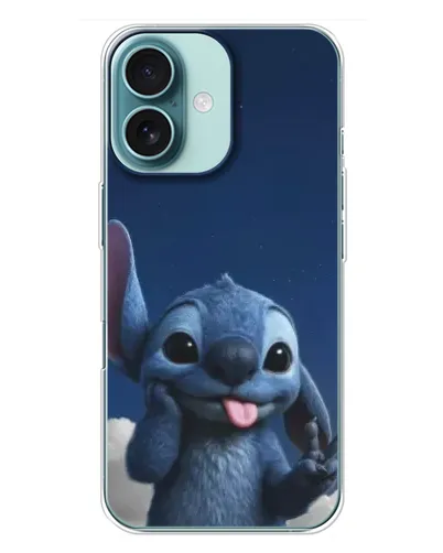 Чохол для iPhone 16 Plus з картинкою «Стіч у хмарах»