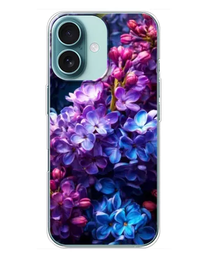 Чехол для iPhone 16 Plus с картинкой «Сиреневый цвет»