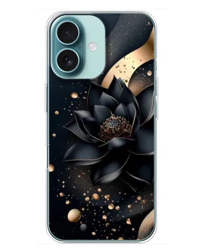 Чехол для iPhone 16 Plus с картинкой «Черный лотос»
