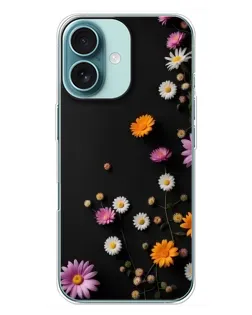 Чехол для iPhone 16 Plus с картинкой «Цветочная композиция»