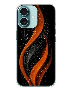 Чехол для iPhone 16 Plus с картинкой «Огненная звездная волна» Чехол для iPhone 16 Plus с картинкой «Огненная звездная волна»