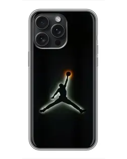 Чехол для iPhone 16 Pro Max с картинкой «Jordan Gradient Logo» Чехол для iPhone 16 Pro Max с картинкой «Jordan Gradient Logo»