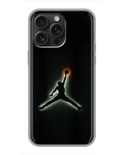 Чехол для iPhone 16 Pro Max с картинкой «Jordan Gradient Logo»