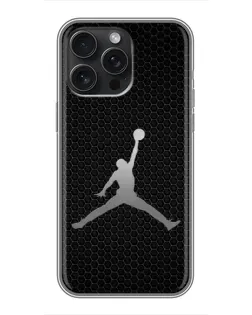 Чехол для iPhone 16 Pro Max с картинкой «Jordan Dark Carbon» Чехол для iPhone 16 Pro Max с картинкой «Jordan Dark Carbon»