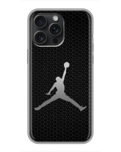 Чехол для iPhone 16 Pro Max с картинкой «Jordan Dark Carbon»