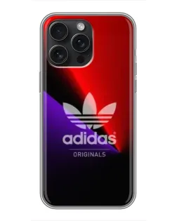 Чехол для iPhone 16 Pro Max с картинкой «Adidas Red Neon» Чехол для iPhone 16 Pro Max с картинкой «Adidas Red Neon»