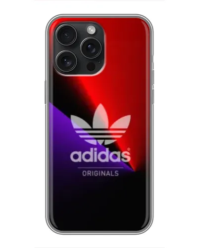 Чехол для iPhone 16 Pro Max с картинкой «Adidas Red Neon»