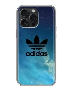 Чехол для iPhone 16 Pro Max с картинкой «Adidas Stone Logo»