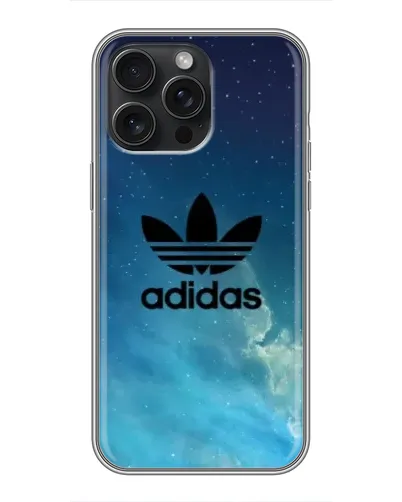 Чехол для iPhone 16 Pro Max с картинкой «Adidas Stone Logo»