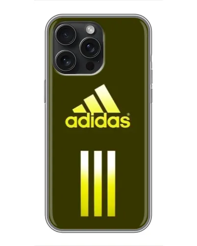 Чехол для iPhone 16 Pro Max с картинкой «Оливковый градиент Adidas»