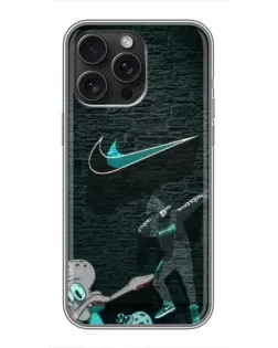 Чехол для iPhone 16 Pro Max с картинкой «Спортивный арт Nike» Чехол для iPhone 16 Pro Max с картинкой «Спортивный арт Nike»