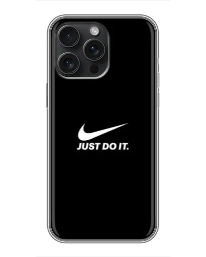 Чехол для iPhone 16 Pro Max с картинкой «Минимализм от Nike»