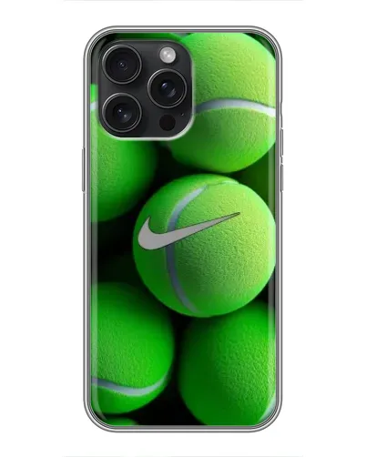Чехол для iPhone 16 Pro Max с картинкой «Теннисные мячи Найк»