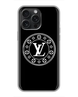 Чехол для iPhone 16 Pro Max с картинкой «LV — печать стиля»