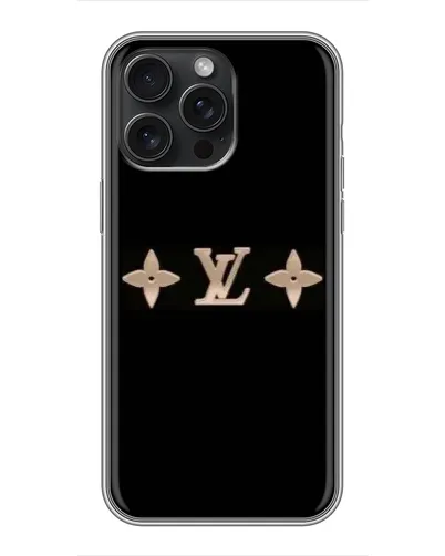 Чехол для iPhone 16 Pro Max с картинкой «Louis Vuitton — минимализм»