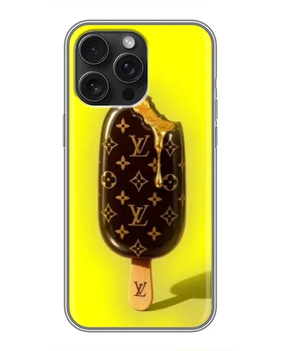 Чехол для iPhone 16 Pro Max с картинкой «Мороженое от LV»