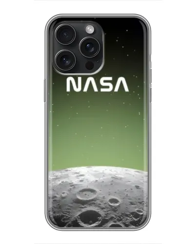 Чехол для iPhone 16 Pro Max с картинкой «NASA — лунный градиент»