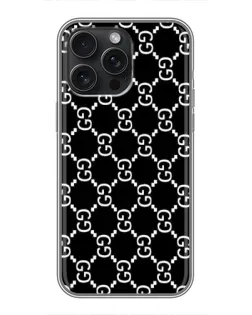 Чехол для iPhone 16 Pro Max с картинкой «Gucci — сетчатый паттерн» Чехол для iPhone 16 Pro Max с картинкой «Gucci — сетчатый паттерн»
